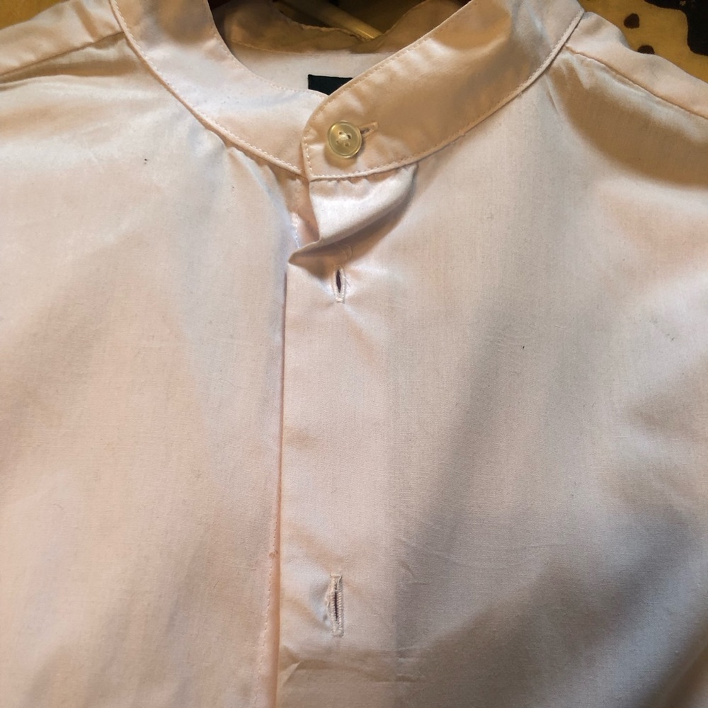 H&M Men’s Slim Collar White Button Up Shirt